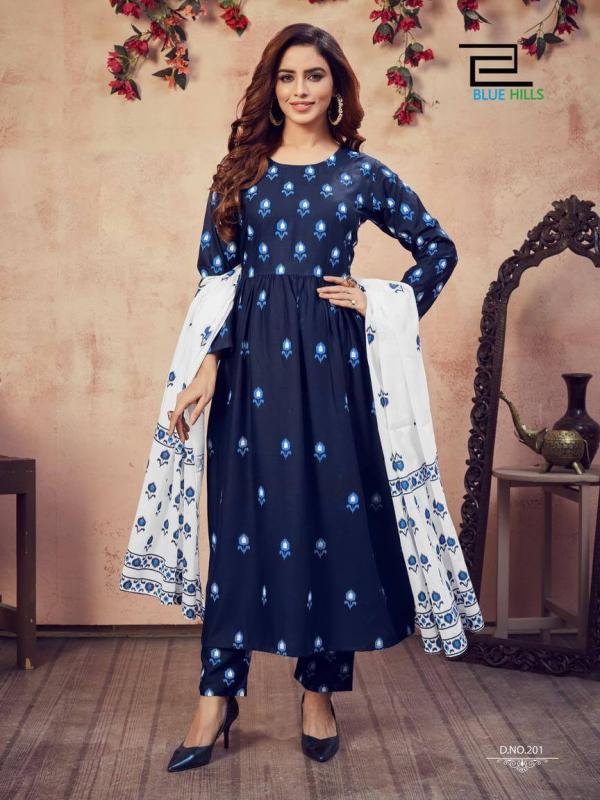 Blue Hills Capture 2 Rayon Designer Readymade Salwar Catalogue 